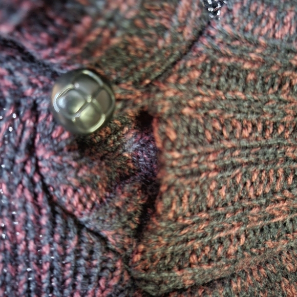 For Him London Men's Sweater Brown and Black long sleeve - Picture 4 of 10